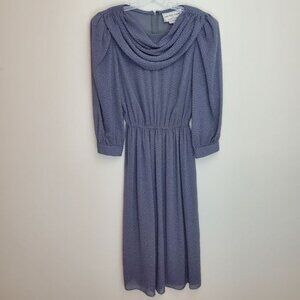 Jackie Taub for Connections vintage swiss dot union label dress